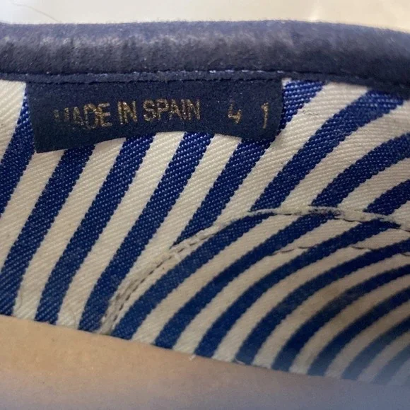 Stella McCartney Platform Slip On Sneakers Canvas And Suede Size 41 EU/11 US